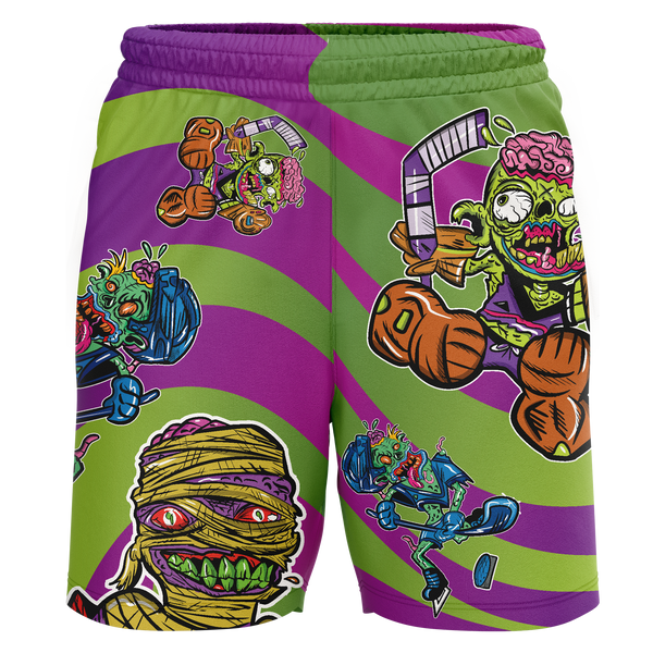 Zombie Youth Workout Wear Shorts