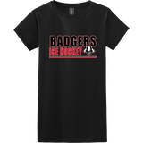 Scary Badgers Softstyle Ladies' T-Shirt