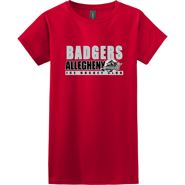 Allegheny Badgers Softstyle Ladies' T-Shirt