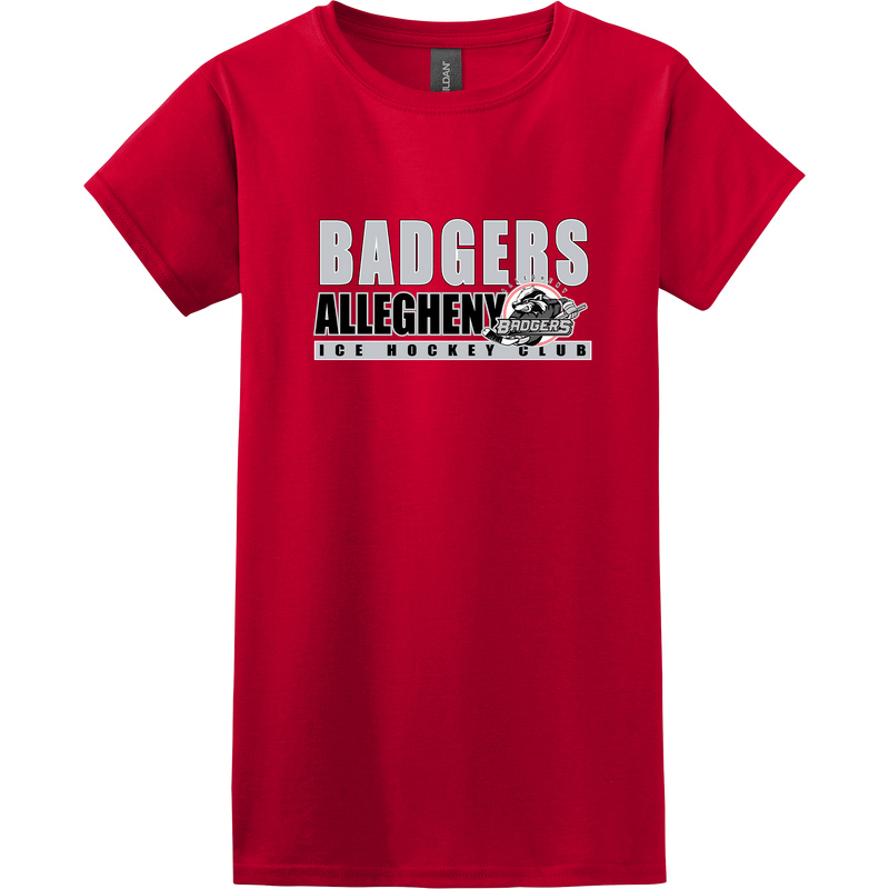 Allegheny Badgers Softstyle Ladies' T-Shirt