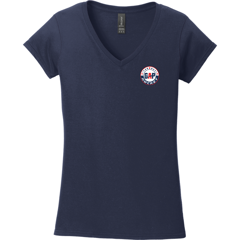GAP Hockey Softstyle Ladies Fit V-Neck T-Shirt