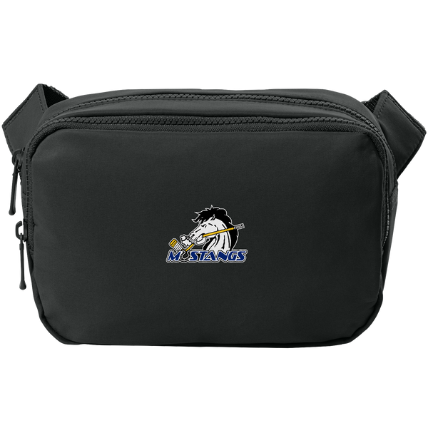 Mid-State Mustangs Matte Dual-Compartment Crossbody