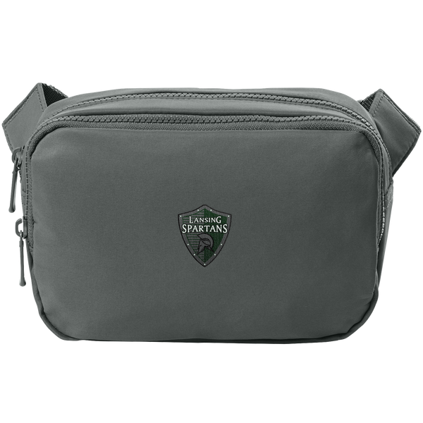 Lansing Spartans Matte Dual-Compartment Crossbody