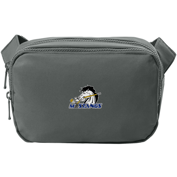 Mid-State Mustangs Matte Dual-Compartment Crossbody