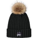 Old Bridge Jr. Knights Faux Fur Pom Beanie