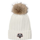 Scary Badgers Faux Fur Pom Beanie