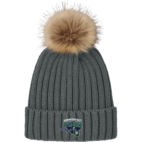 Kensington Valley Raiders Faux Fur Pom Beanie