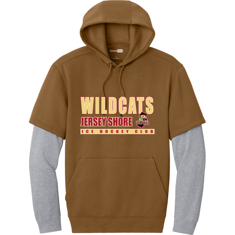 Jersey Shore Wildcats Tough Fleece Layered Hoodie