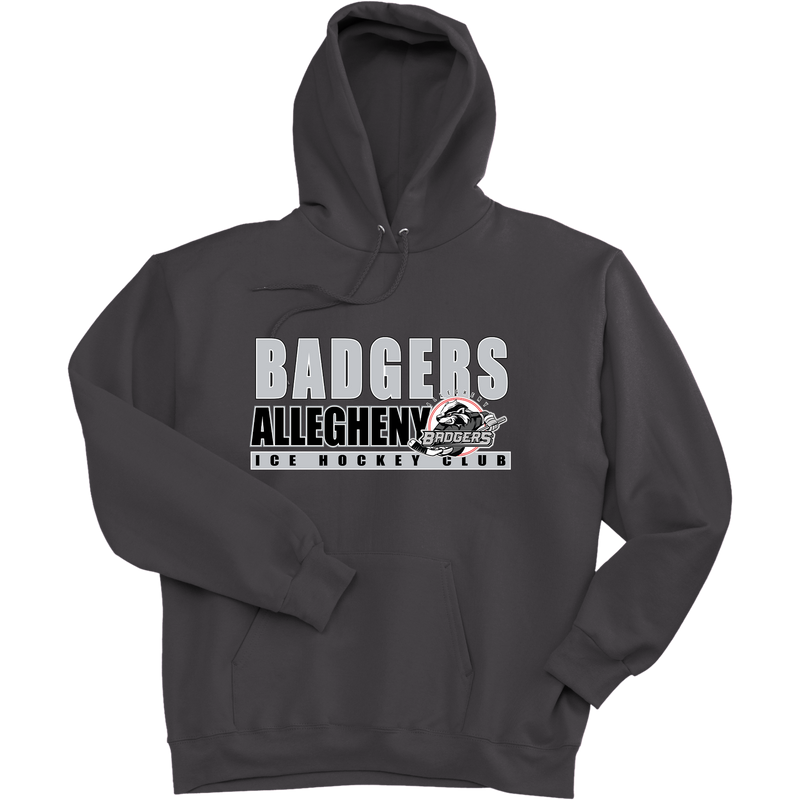 Allegheny Badgers Ultimate Cotton - Pullover Hooded Sweatshirt