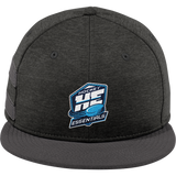 Hockey Essentials New Era Shadow Heather Striped Flat Bill Snapback Cap