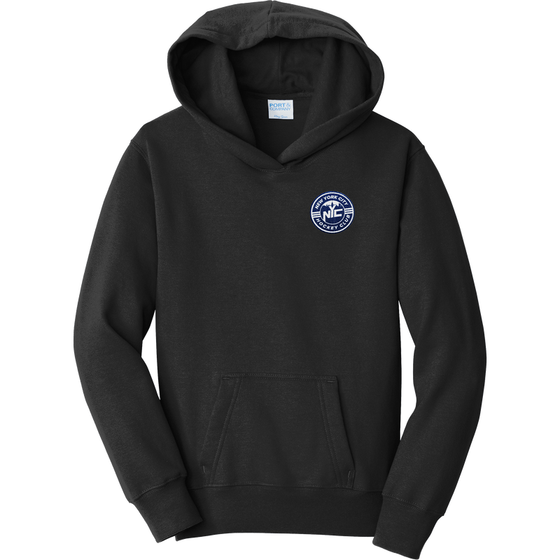 NYC Hockey Club Youth Fan Favorite Fleece Pullover Hooded Sweatshirt