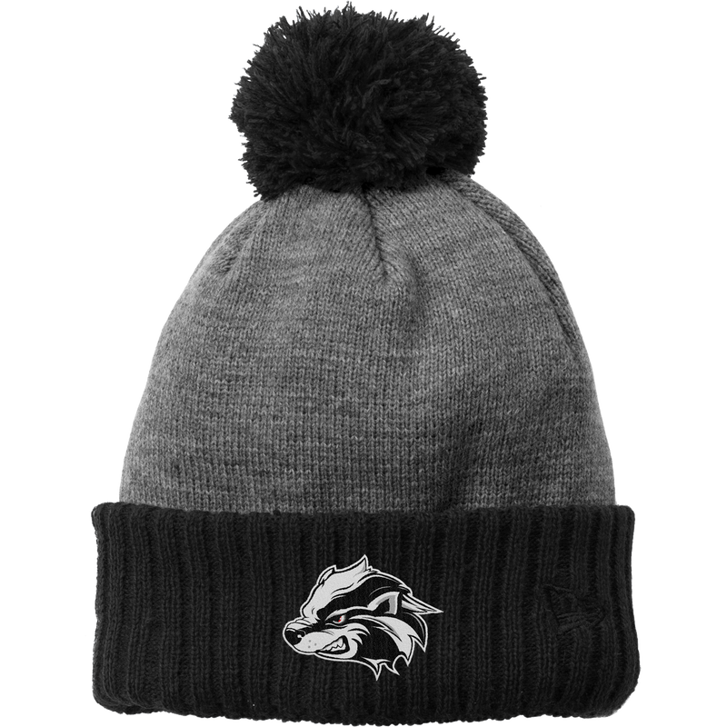 Allegheny Badgers New Era Colorblock Cuffed Beanie